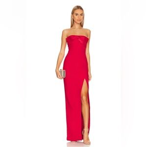 LIKELY Tricia Gown in Scarlet